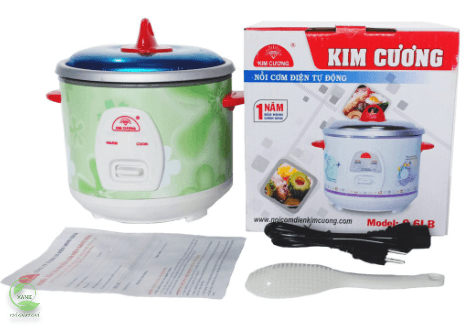 Nồi cơm điện nắp rời Kim Cương KC 0.6L