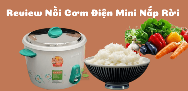 Review 5 nồi cơm điện mini nắp rời nấu ngon hết ý